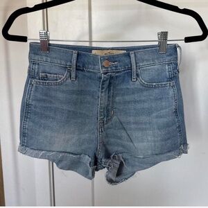 Hollister Light Wash Denim Mini Shorts